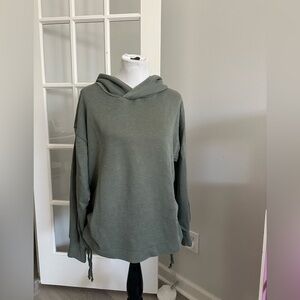 Aerie Green Hooded Sweatshirt